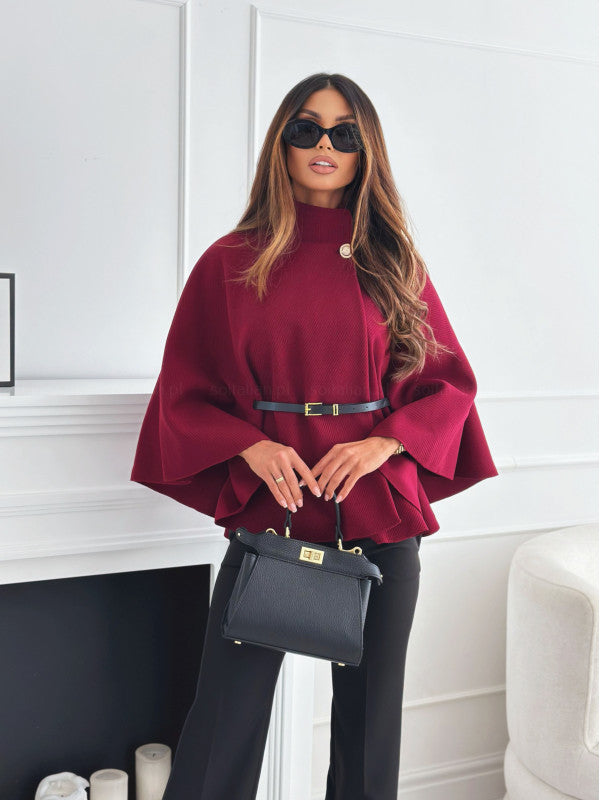 JANT Women's Belted Cape Jacket